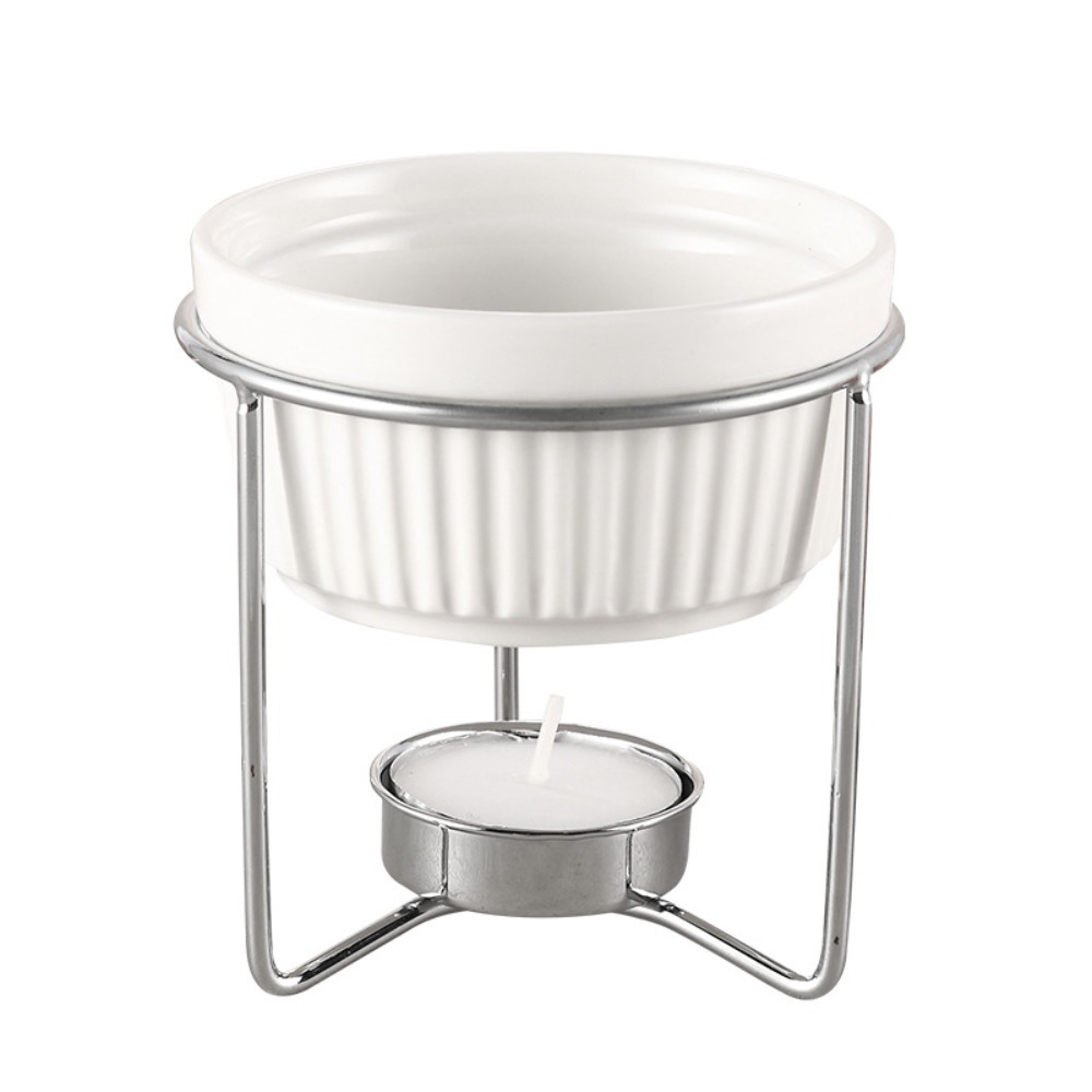 Fondue Pot Ceramic - Ceramic Butter Warmer Fondue Pot Stable