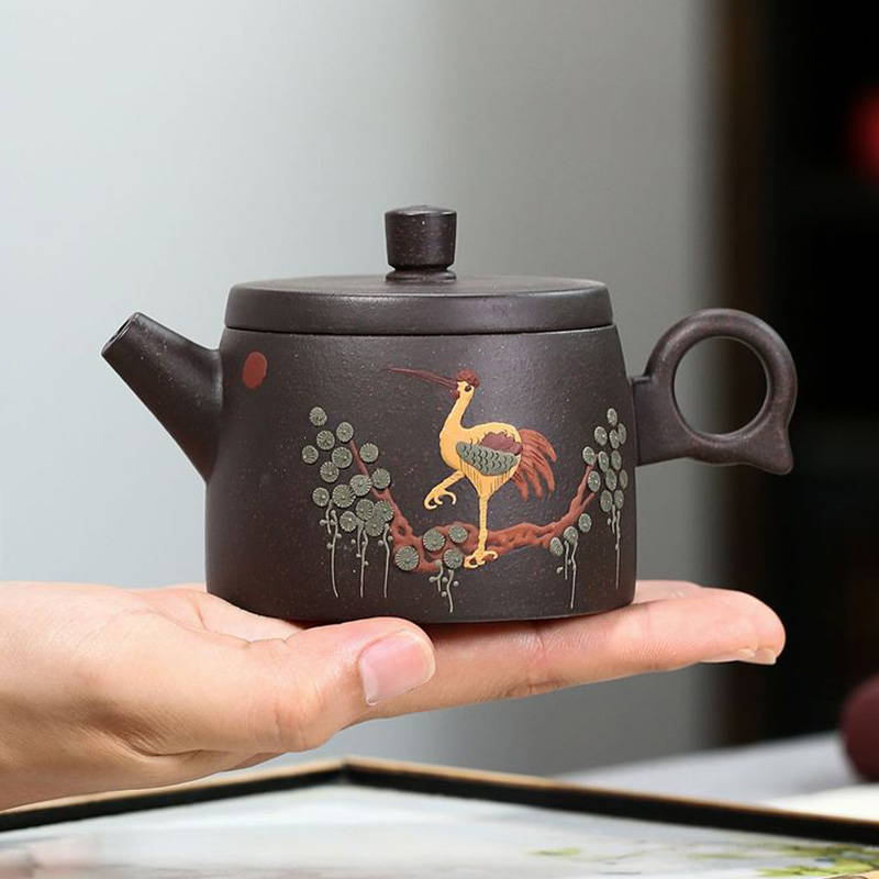 Tagine Clay Pot - 170ML Real Handmade Yixing Black Gold