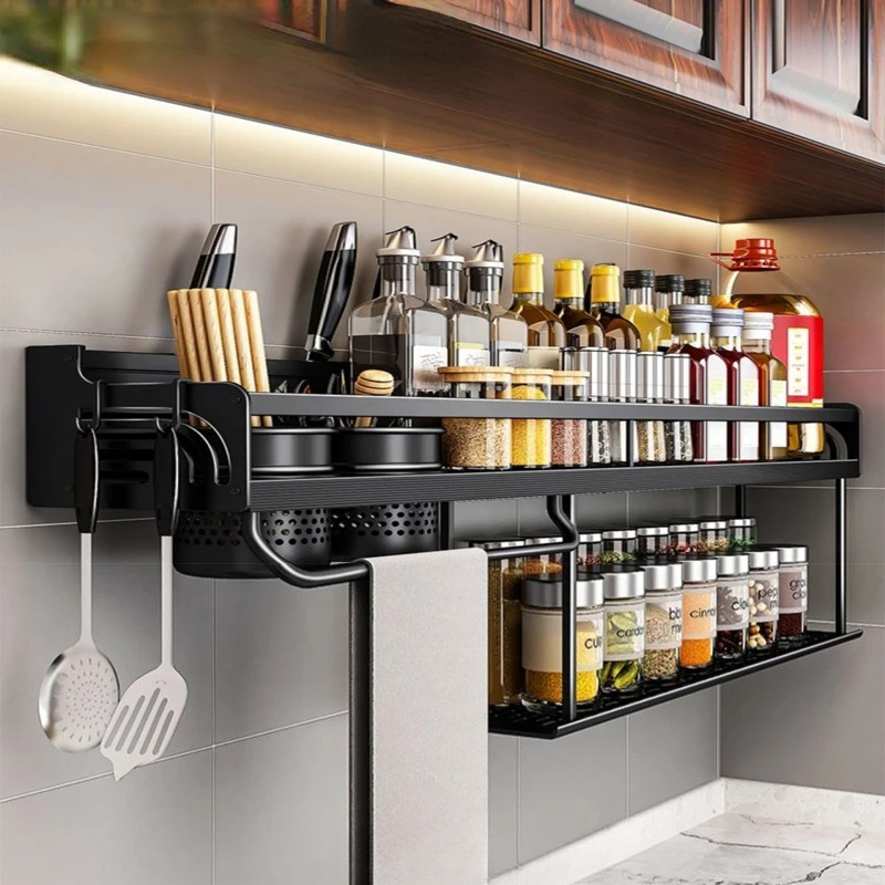 60/70/80cm Kitchen Shelf Wall  - Home Cooking Recipes review and price