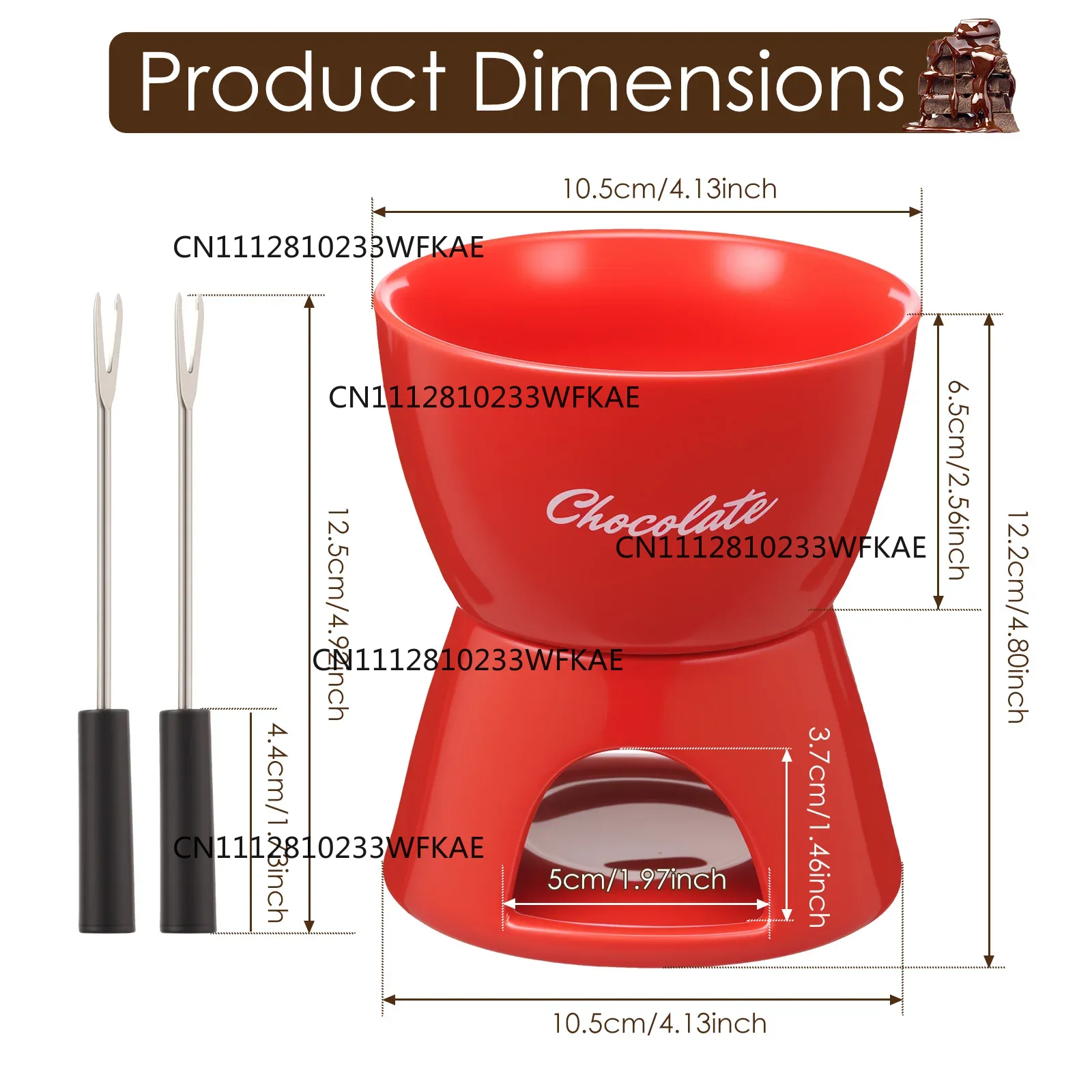Ceramic Chocolate Chafing Dish - Fondue Pot Ceramic review and price