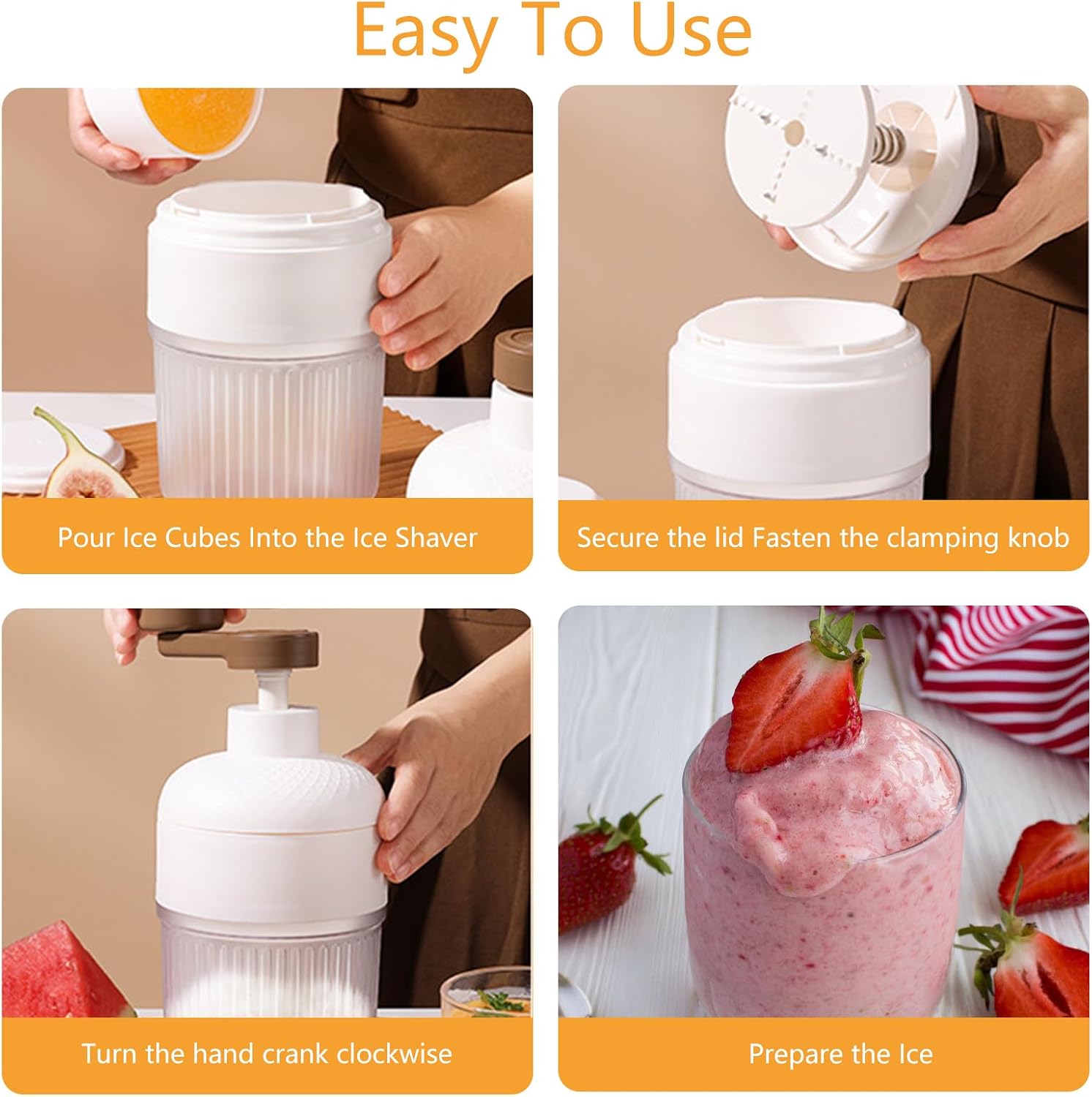 Portable Manual Ice Shaver Sno - Home Cooking Recipes review and price