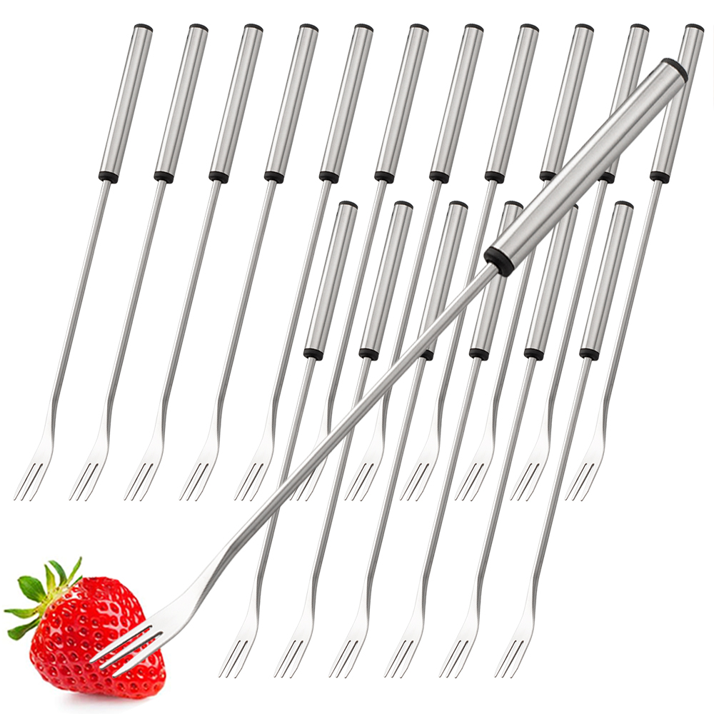 6/12/18Pcs Silver Stainless St - Fondue Pot Ceramic review and price