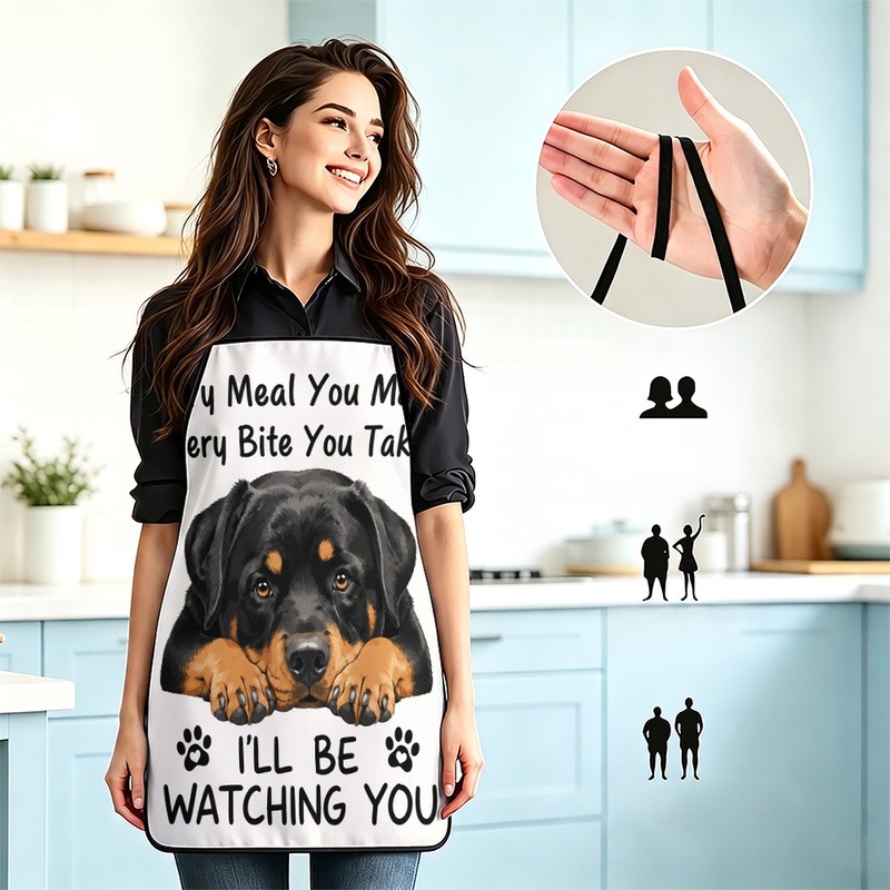 1PC【Apron】2DFlat effect，Fun Ro - Home Cooking By Food review and price