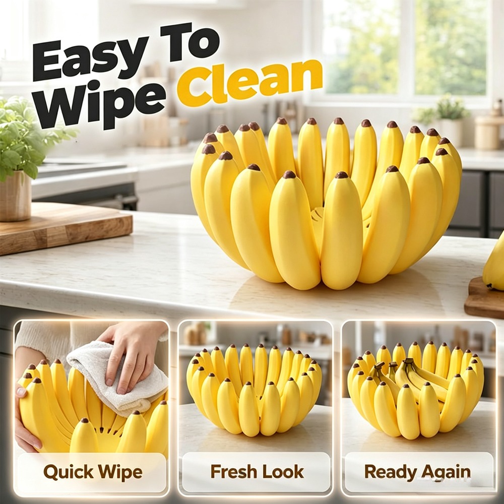 Banana Shape Fruit Bowl Snack  - Home Cooking Recipes review and price
