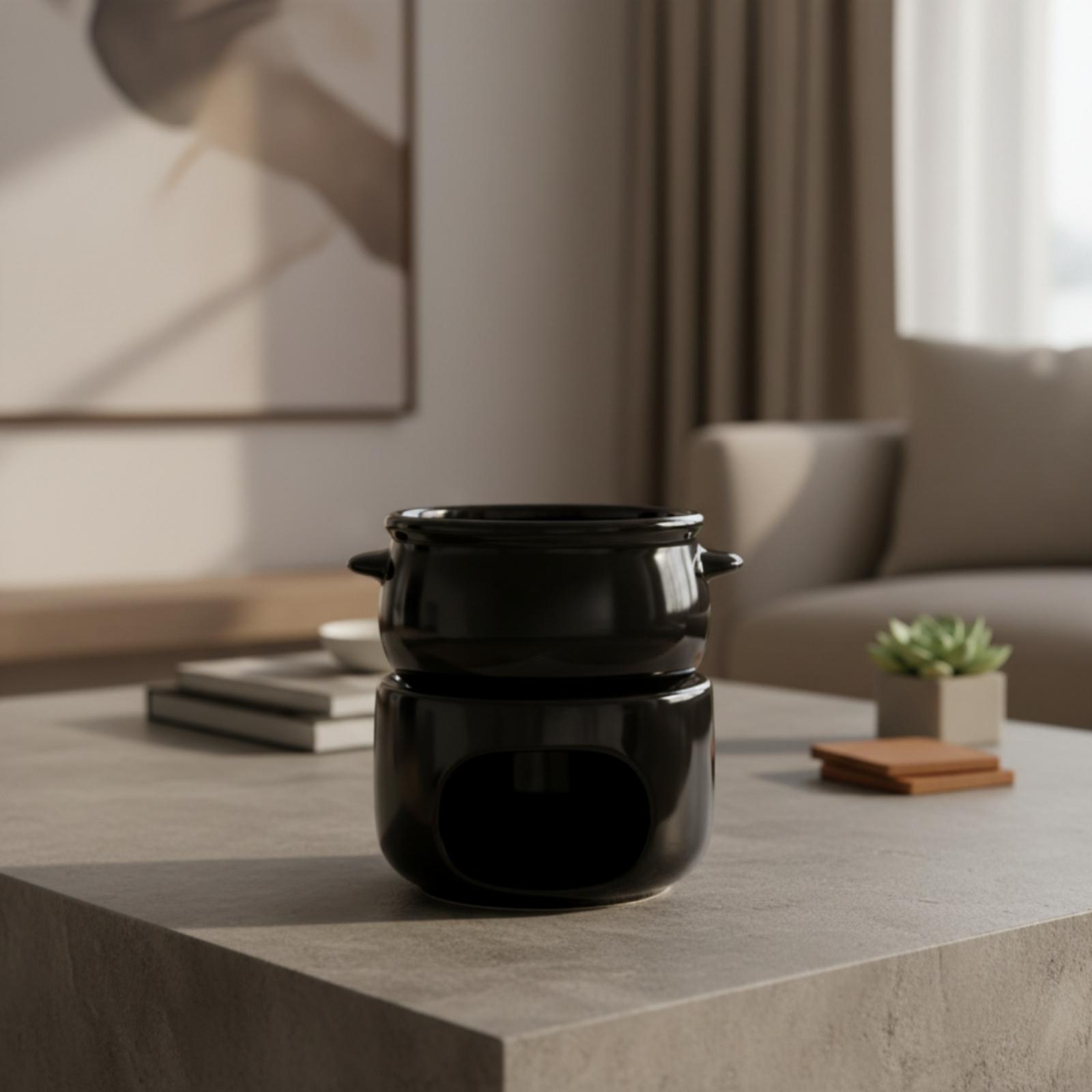 Candle-Heated Ceramic Melting  - Fondue Pot Ceramic review and price