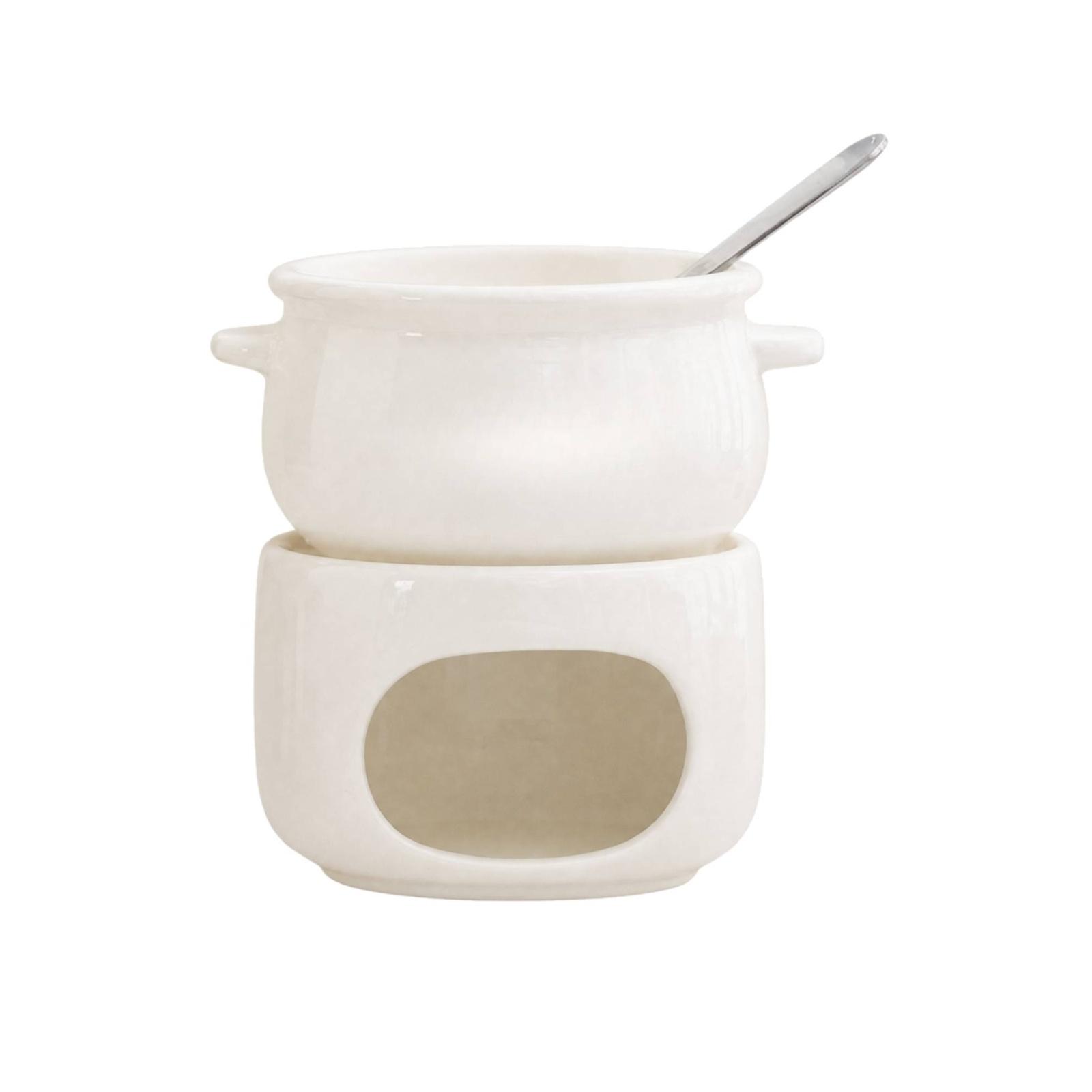Candle-Heated Ceramic Melting  - Fondue Pot Ceramic review and price