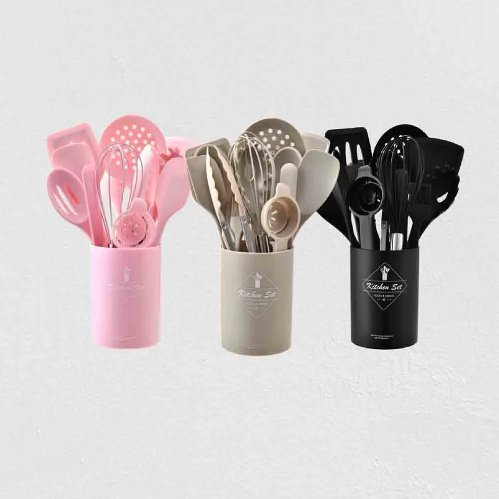 12/15Pcs Pink Food Grade Silic - Home Cooking Utensil Set review and price