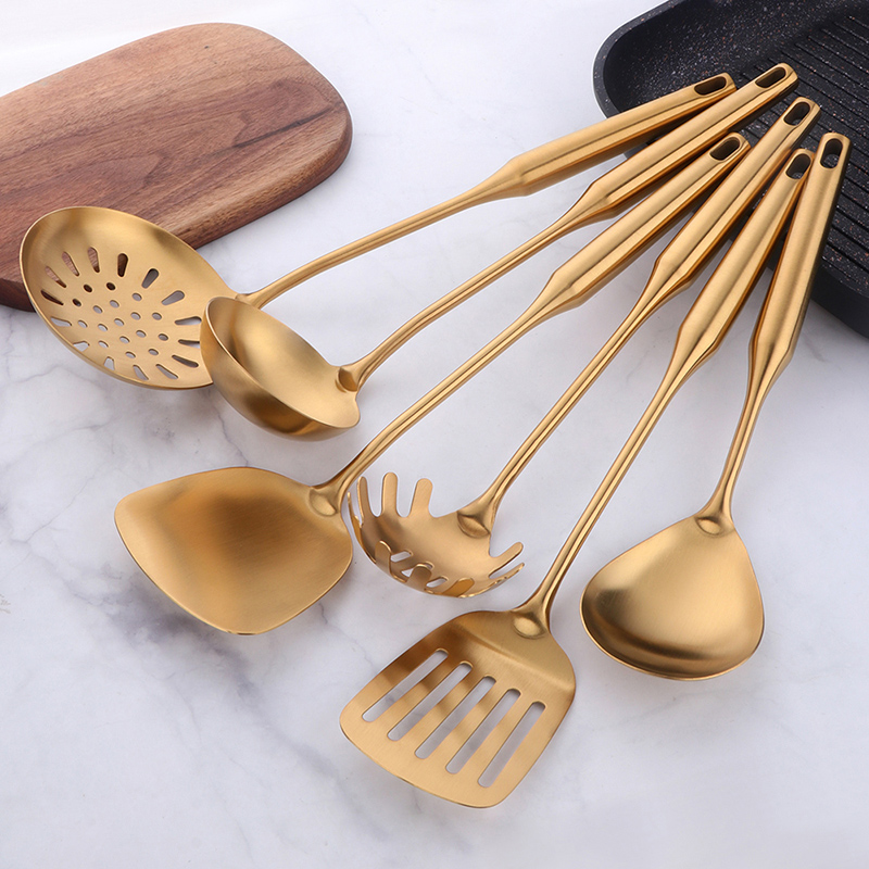 Gold cookware Stainless Steel  - Home Cooking Utensil Set review and price
