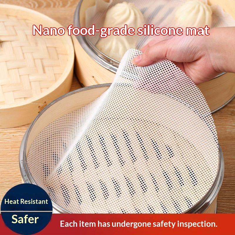 5pcs/set Reusable Silicone Non - Steamer Bamboo Set review and price