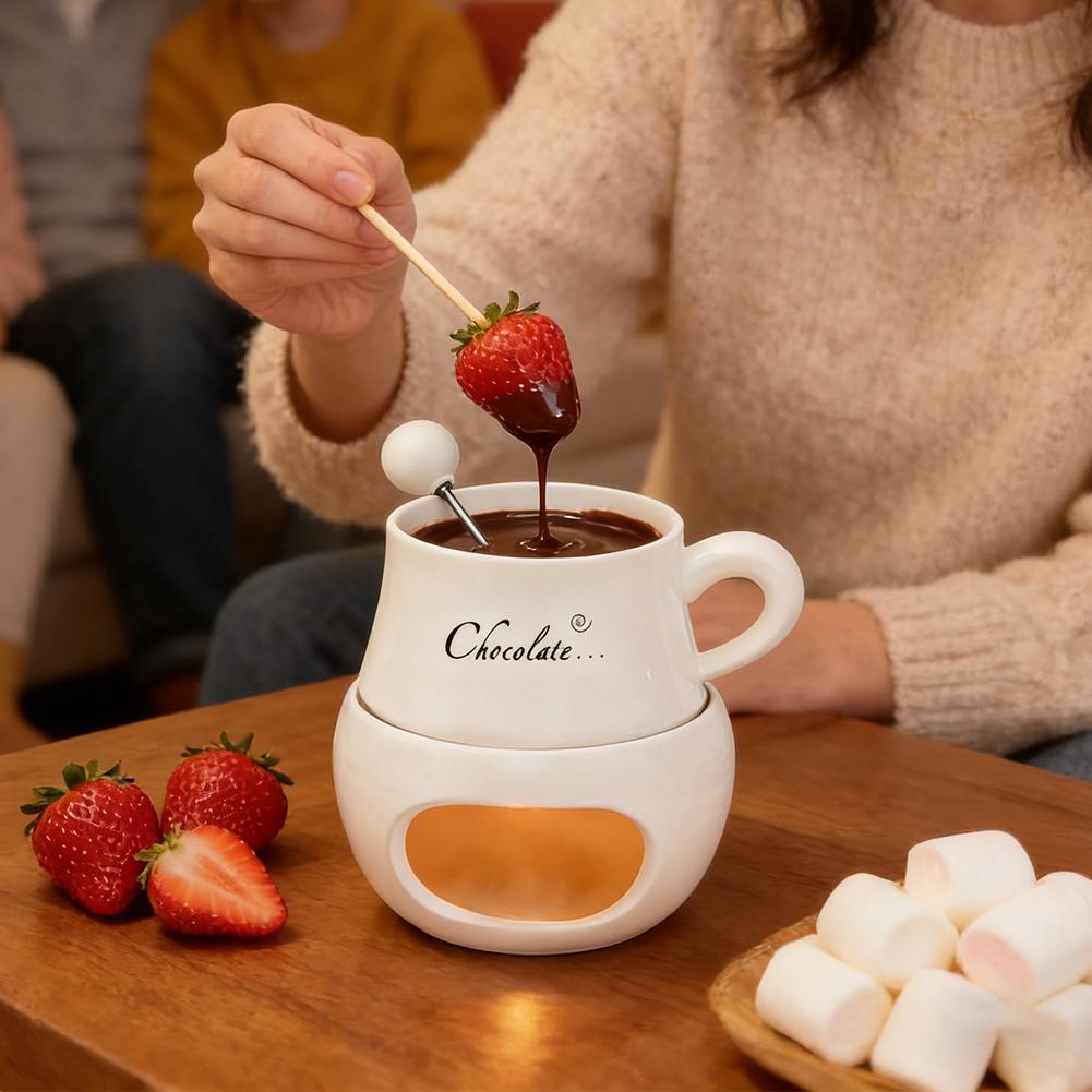 Chocolate Fondue Cup Ceramic W - Fondue Pot Ceramic review and price