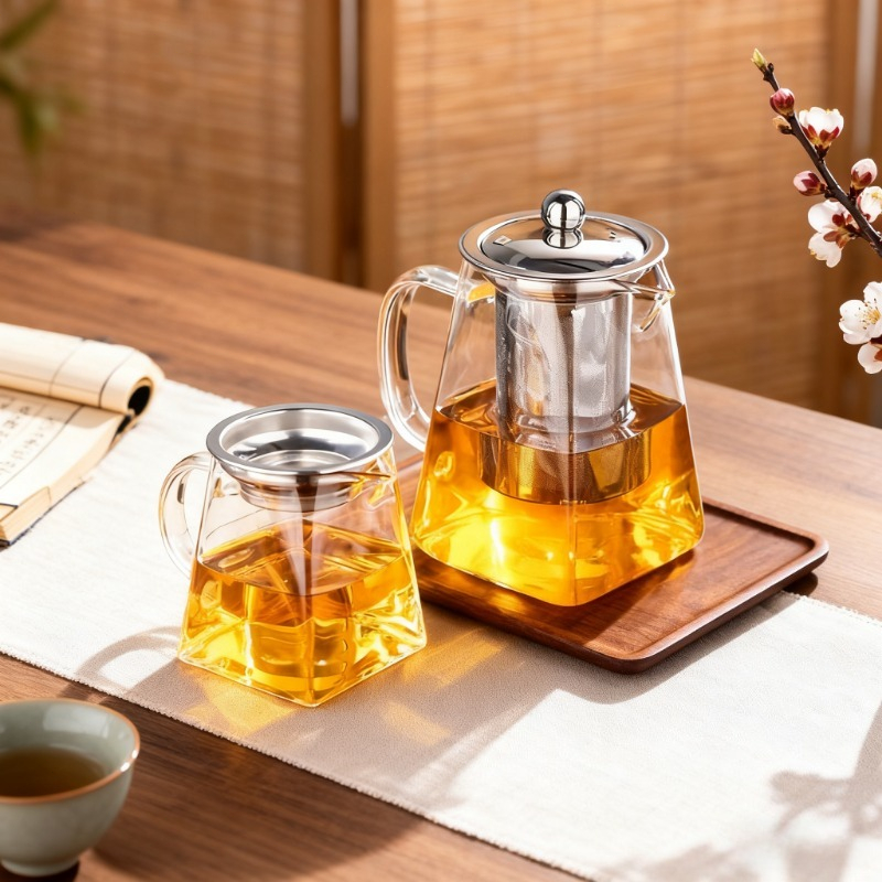 Glass Teapot with Infuser Tea  - Home Cooking Set review and price