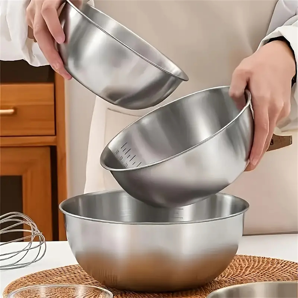 1-3 Stainless Steel Bowl Set w - Home Cooking Set review and price