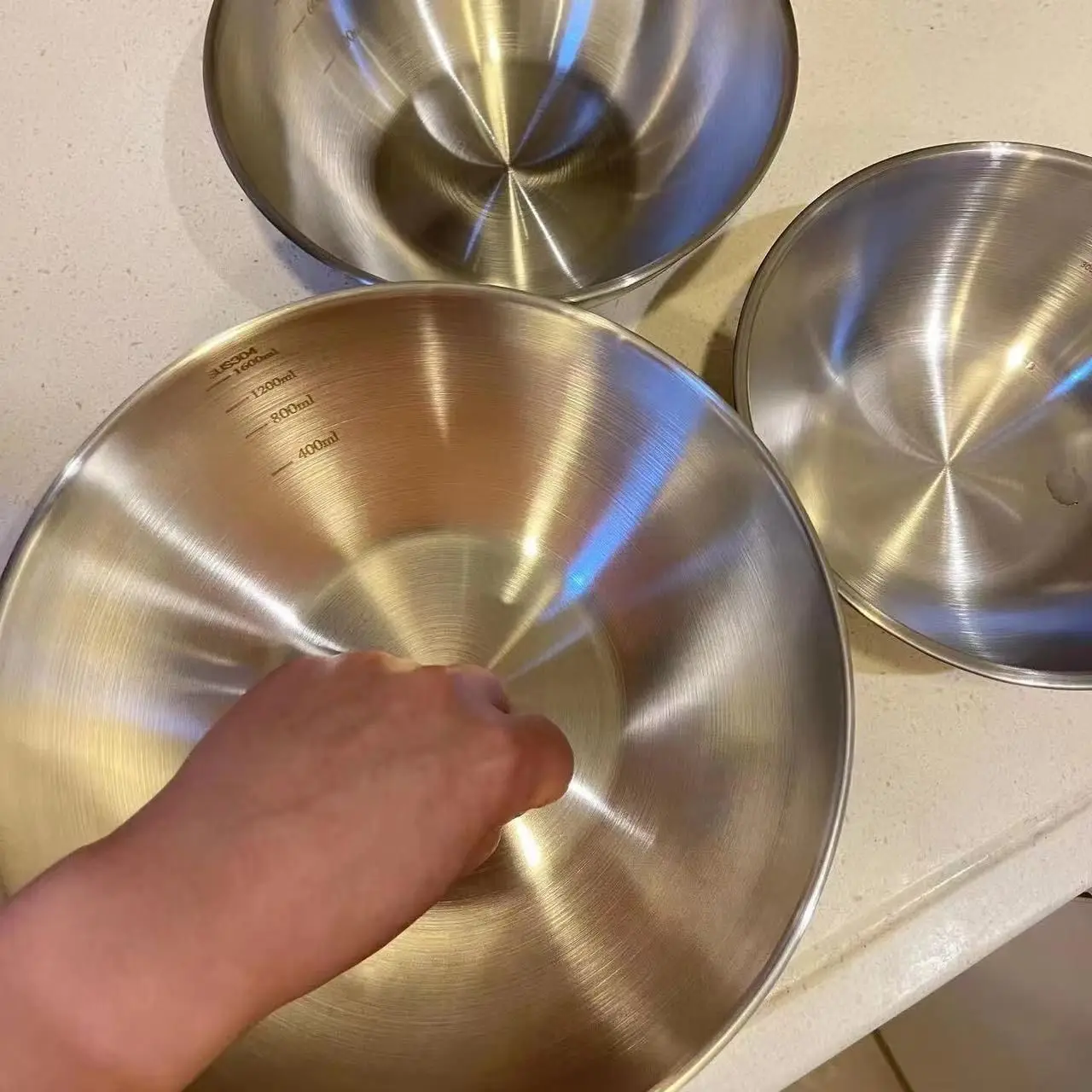 1-3 Stainless Steel Bowl Set w - Home Cooking Set review and price