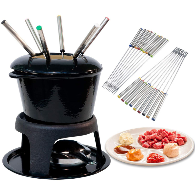 6Pcs Stainless Steel Chocolate - Fondue Pot Ceramic review and price