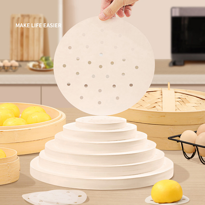 50/100pcs Bamboo Steamer Paper - Steamer Bamboo Set review and price