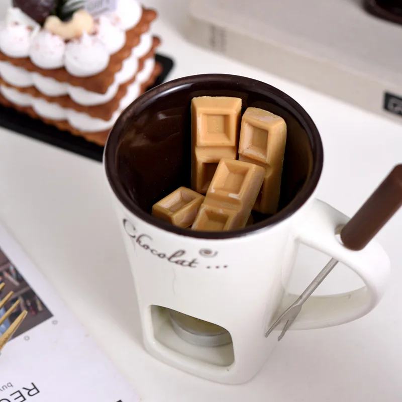 Fondue Mug Cheese Butter Melt  - Fondue Pot Ceramic review and price