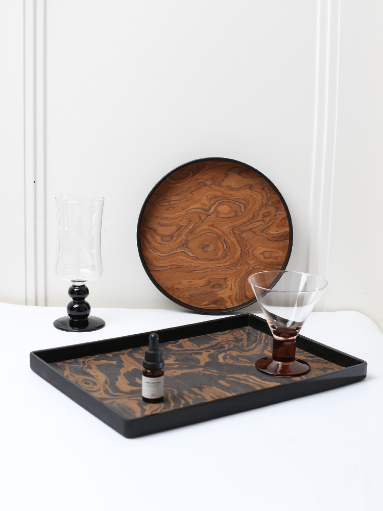 Serving Tray Natural Wood Vene - Home Cooking Recipes review and price